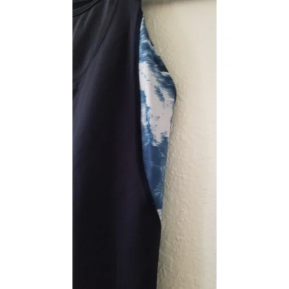 Lululemon Athletic Mesh With Me Tank Top Navy Blue Lake - Picture 10 of 16
